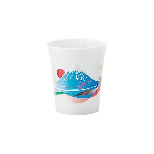 温感白カップ 富士山 中 B52−04