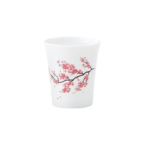 温感白カップ 桜 中 B52−12