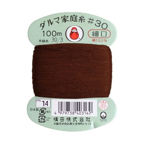 ダルマ 家庭糸 手縫い糸 30番手 細口