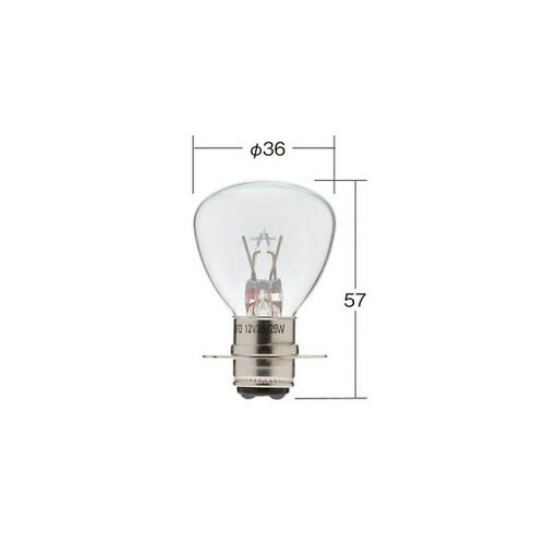 ノーマルバルブ 二輪車前照灯用 定格6V