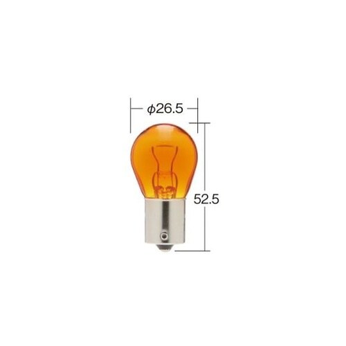 24V21W 口金BAU15s ガラス球