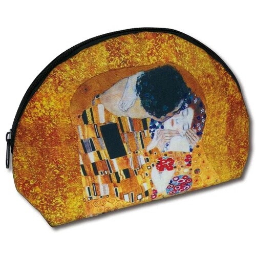 名画マルチポーチ(クリムト「ザ・キス」)
