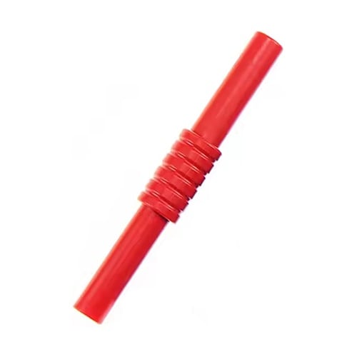 バナナプラグ メス−メス 4mm 赤 S