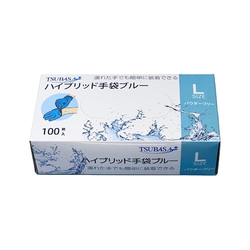 ハイブリッド手袋 Lサイズ 100枚入×