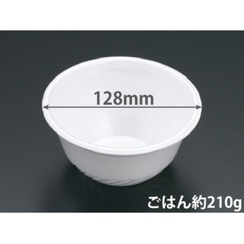 どんぶり容器 RP丼 128B新 白 リ
