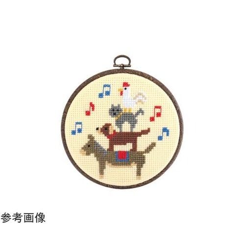 ししゅう製作キットフープ/ブレーメンの音