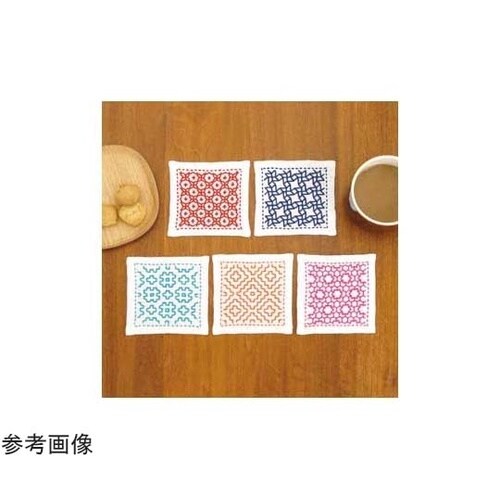 刺し子キット 一目刺しのコースター