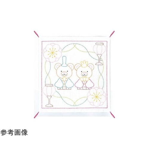 刺し子キット くまのひなまつり