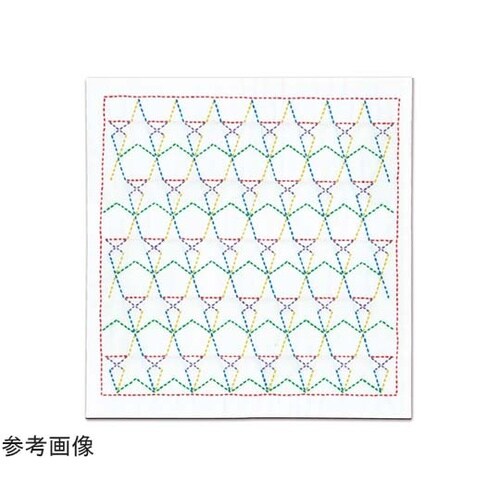 刺し子キット 刺し子 花ふきん 星 約3