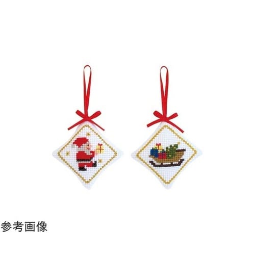 クリスマス・刺しゅう製作キット(サンタ&