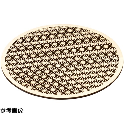 ひのき細密膳 丸(小)麻の葉 38136