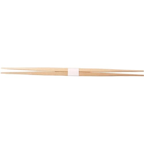 吉野杉・らんちゅう箸 白杉(白帯付)50