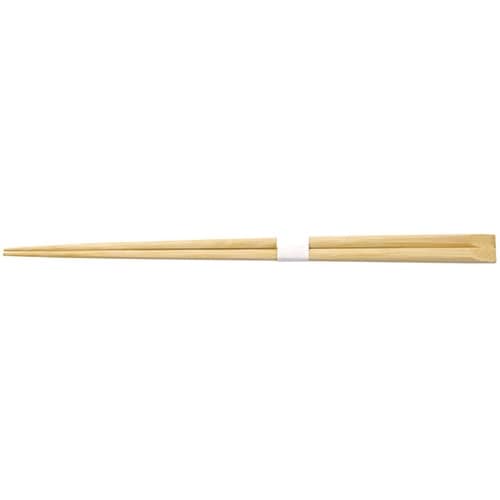 先細竹・天削箸(50膳入)*白帯巻*無塗