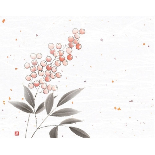 4x5寸花風情 南天(12月ー1月) (