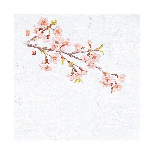 4寸OP懐石敷紙 桜(3月ー4月) (1