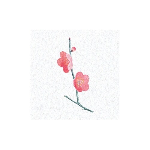 両面ラミ四季彩シート 梅(1月ー3月)