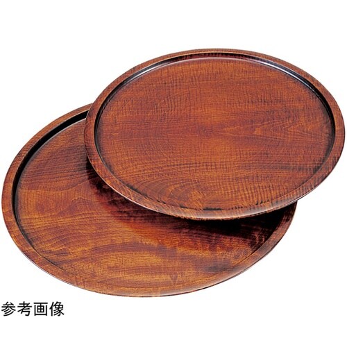 栃・給仕盆摺漆(尺一) 17332