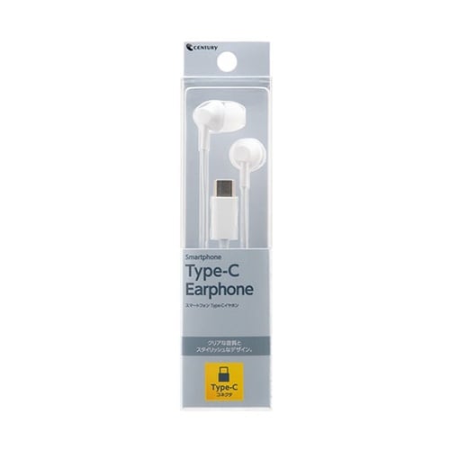 Type−Cイヤホン ホワイト EC−S