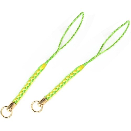 カン付根付 約全長8cm 黄緑×イエロー