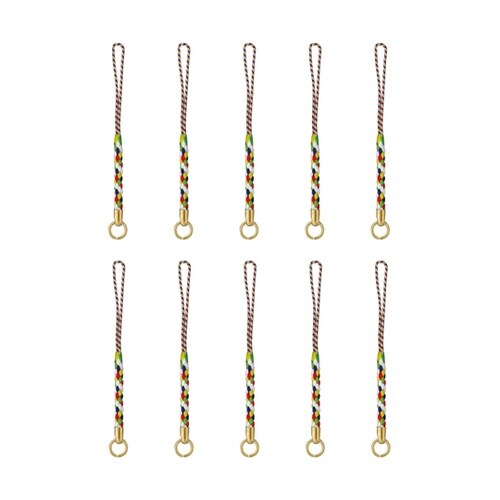 カン付根付紐 8cm ミックス 1組(1