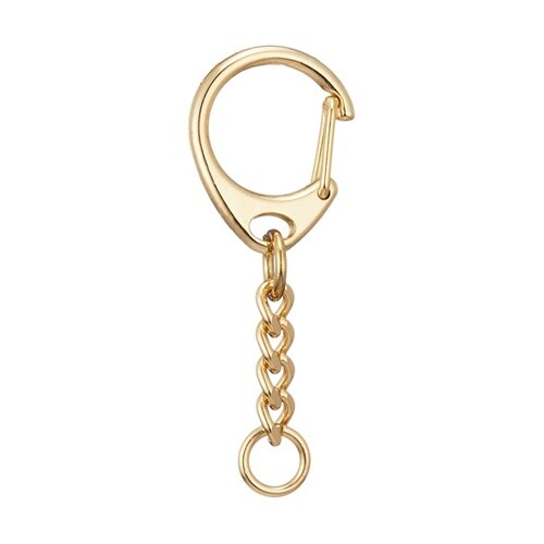 ワンタッチキーホルダー金具 全長5cm