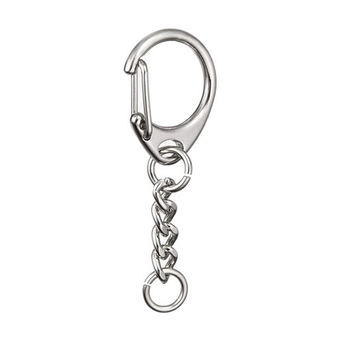ワンタッチキーホルダー金具 全長5cm
