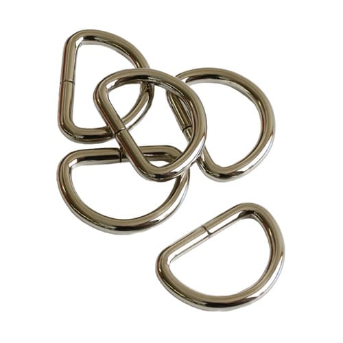 Dカン 幅18mm ニッケル 1組(30