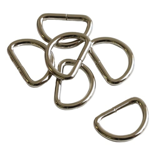 Dカン 幅12mm ニッケル 1組(30