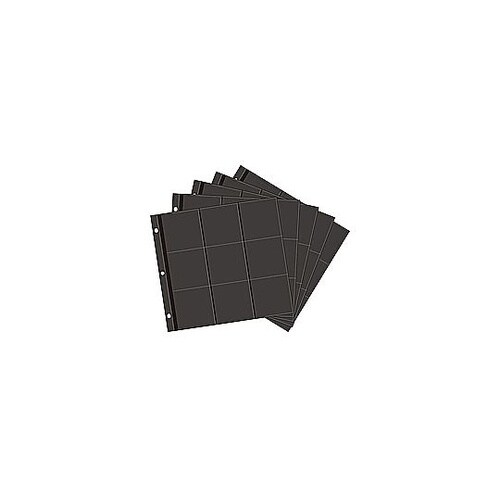 ましかく 黒ポケット 替台紙 5枚入 S