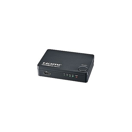 3ポート HDMIセレクター 黒 AV−