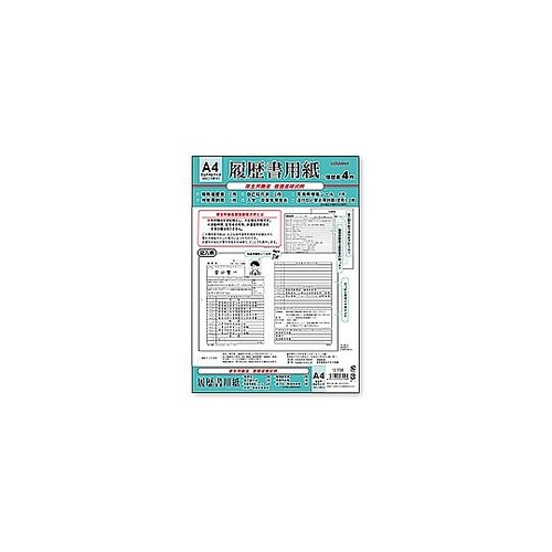 履歴書用紙 A4 厚生労働省様式例 リ1