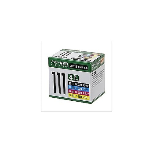 [ブラザー LC111−4P互換インク