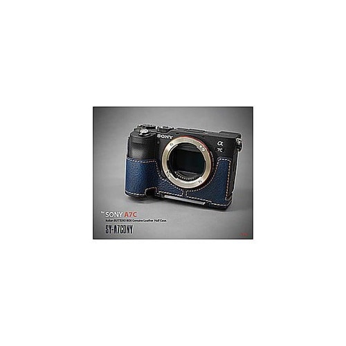 ソニー α7C用本革カメラハーフケース