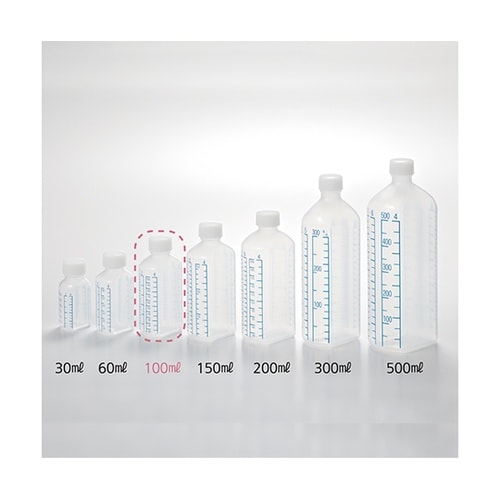 投薬瓶(青目盛)100ml/未滅菌 14