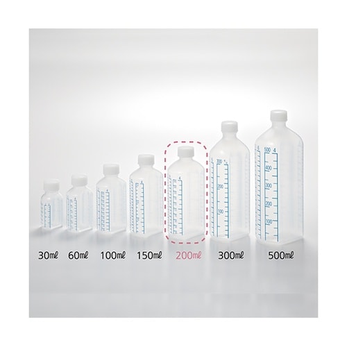 投薬瓶(青目盛)200ml/未滅菌 80