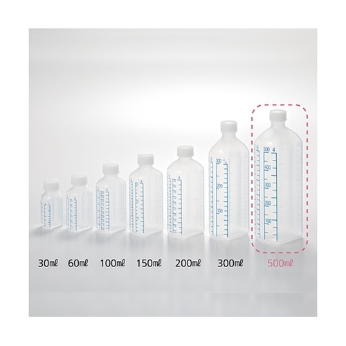 投薬瓶(青目盛)500ml/未滅菌 40