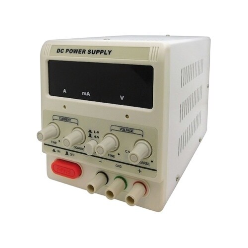 直流安定化電源 定格出力 0ー15V/2