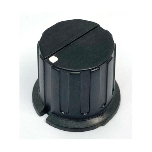ツマミ 24mm(6φ軸用)黒 WTN−