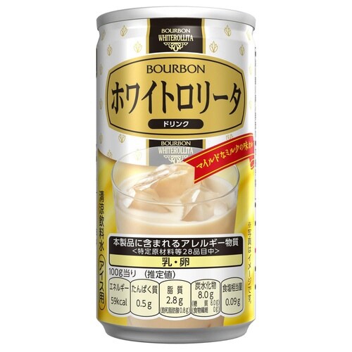 ホワイトロリータドリンク缶 180g 30缶