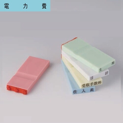 カラー科目印(損失) 電力費×20