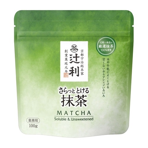 辻利 さらっととける抹茶 100g入り×3