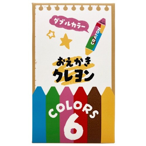 クレヨン6色セット 500セット入