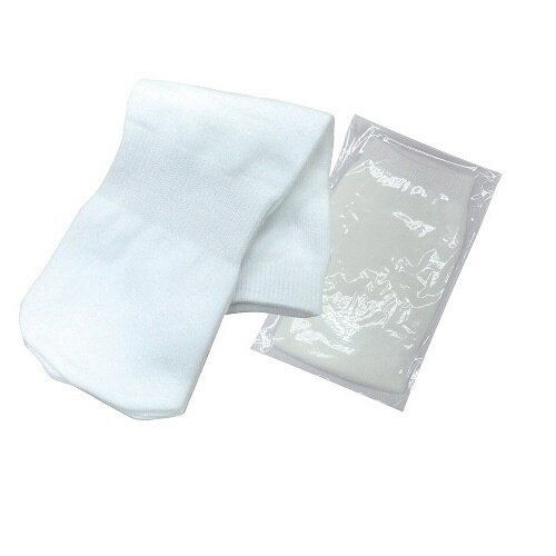 靴下 踵付き(OP袋入)白 10足入×500