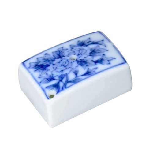 陶器水滴 ボタン 角小×12