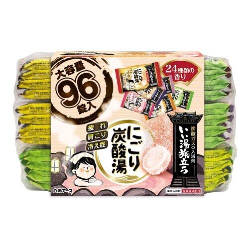 いい湯旅立ちにごり炭酸湯96錠×3
