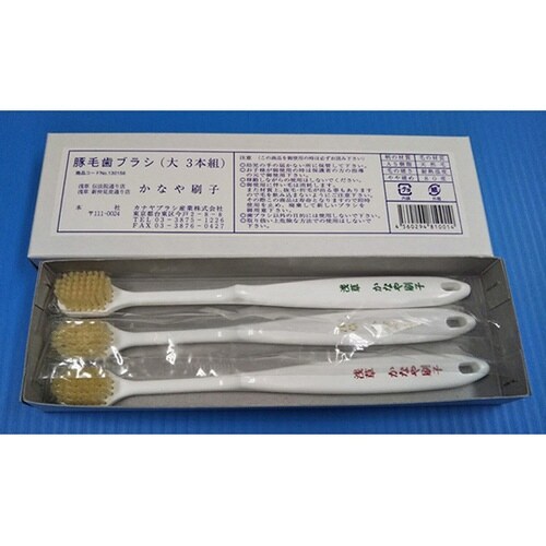 歯ブラシ 豚毛 大 1箱(3本入)