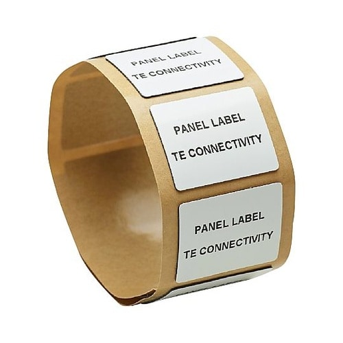 LABEL POLYESTER SILV