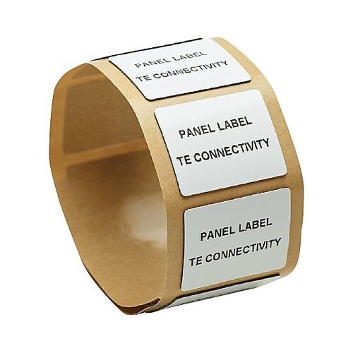 LABEL POLYESTER SILV
