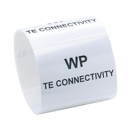 LABEL POLYESTER WHIT