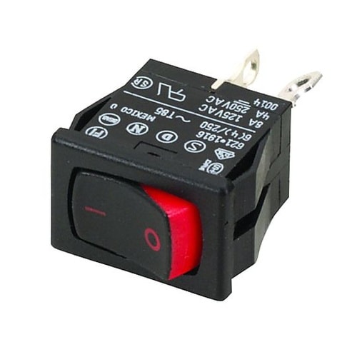 SWITCH ROCKER DPST 8